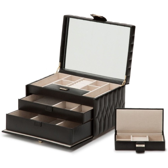 WOLF Jewelry Wolf Caroline Medium Jewelry Box Case Black Poshmark